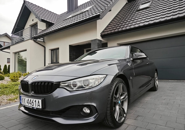 BMW Seria 4 cena 72999 przebieg: 151000, rok produkcji 2015 z Okonek małe 562